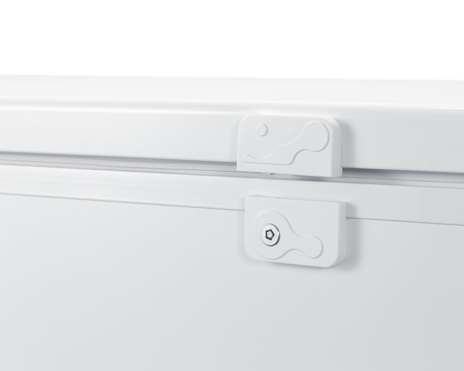 -30 C laboratory 19.8 cu.ft. chest freezer with stainless steel corner guards, NIST calibrated thermometer with alarm, and lock